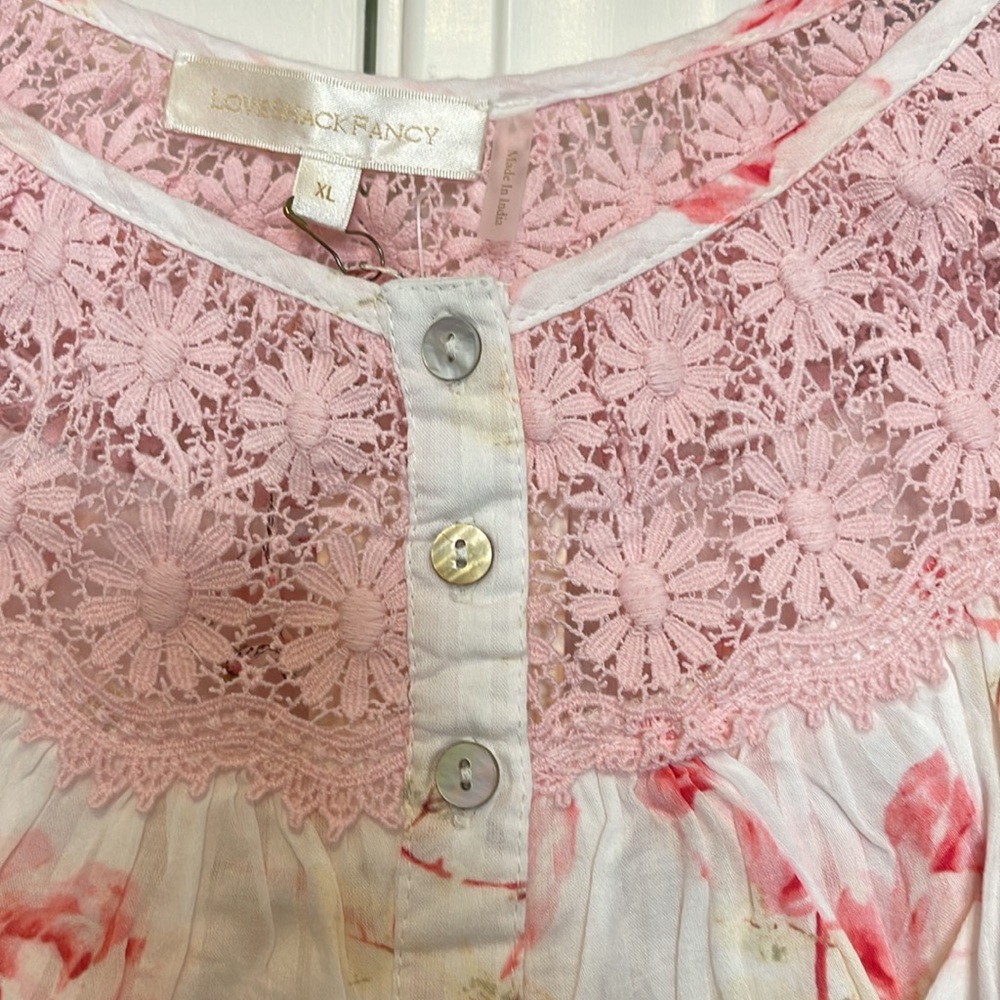 Love Shack Fancy Ruffle Crop Top - Picture 5 of 7